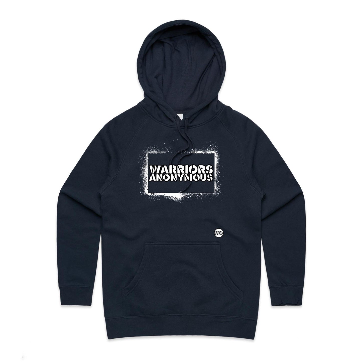 (White) Spray Paint Women's Hoodie