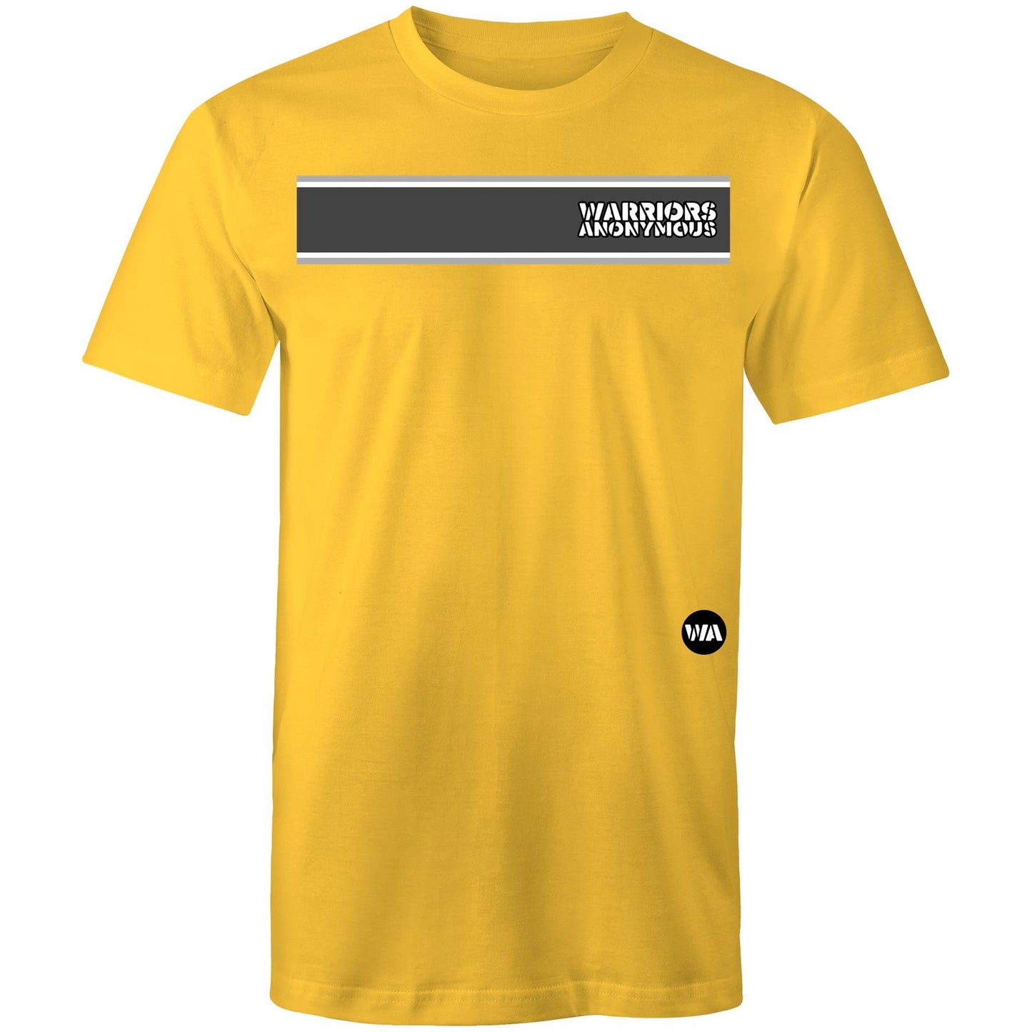Warriors Anonymous Striped Men's Tee (light colours)