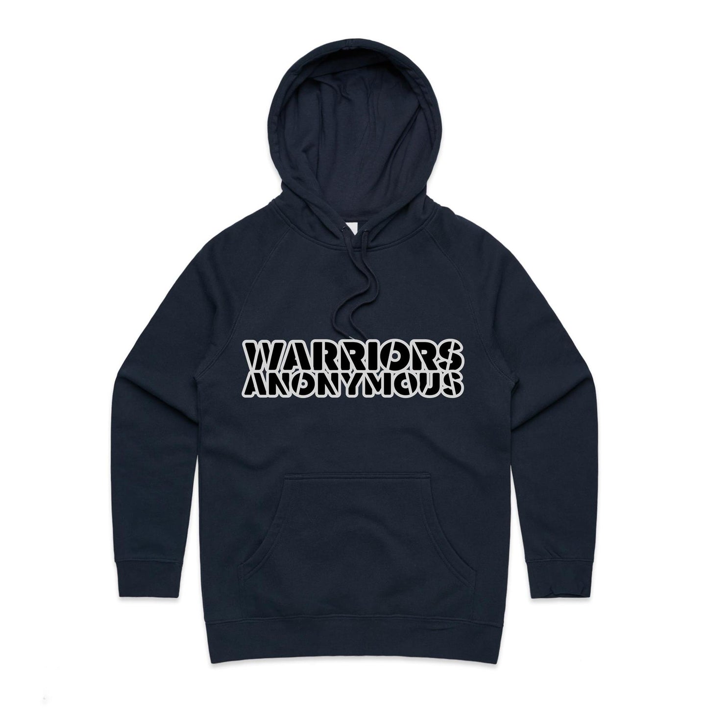 (Black) Warriors Anonymous Women's Hoodie