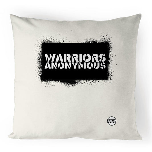 Spray Paint Linen Cushion Cover