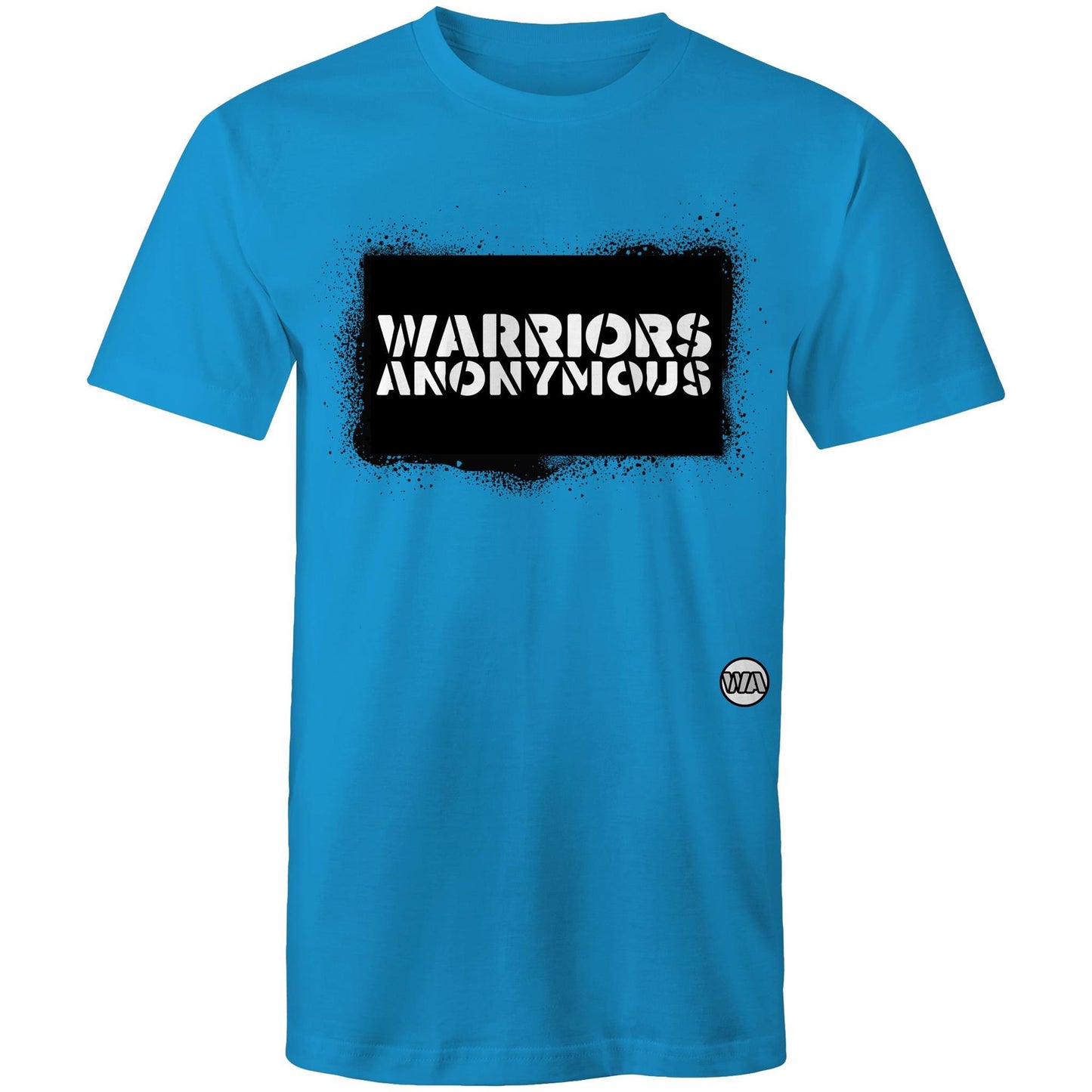 (Black) Spray Paint Mens Tee