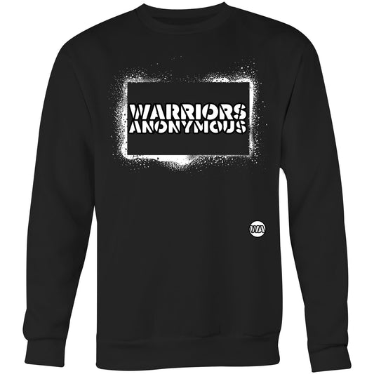 Spray Paint (White) Crew Sweatshirt