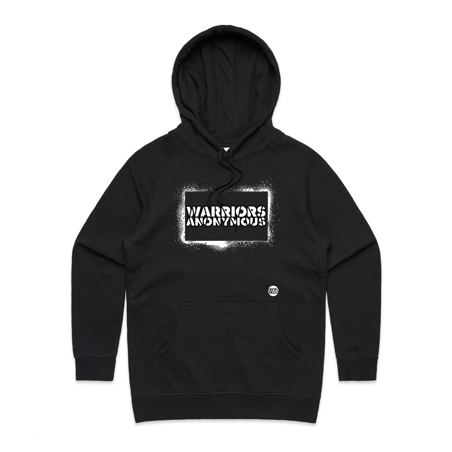 (White) Spray Paint Women's Hoodie