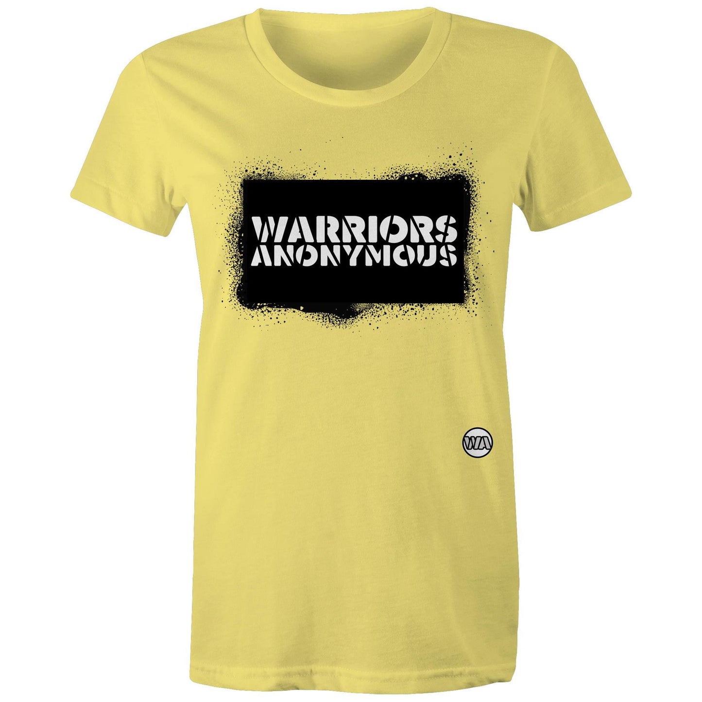 (Black) Spray Paint Women's Tee