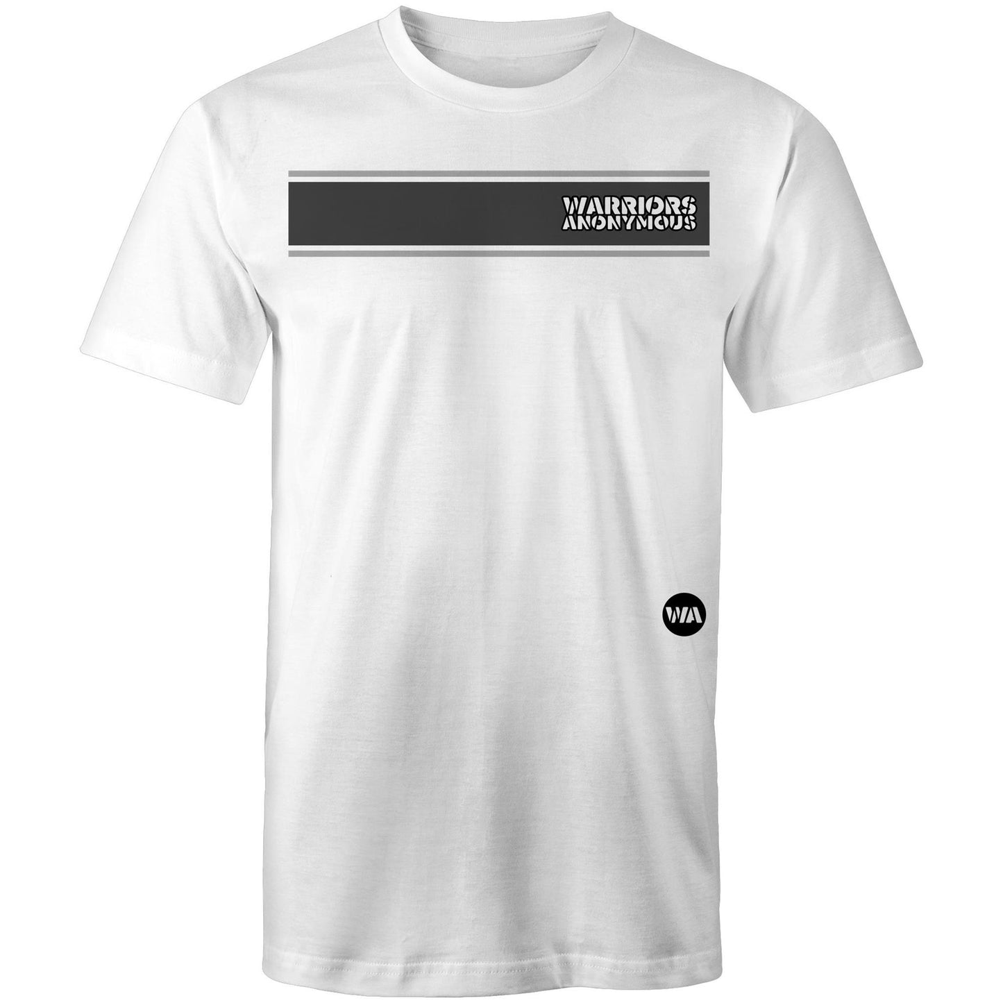 Warriors Anonymous Striped Men's Tee (light colours)