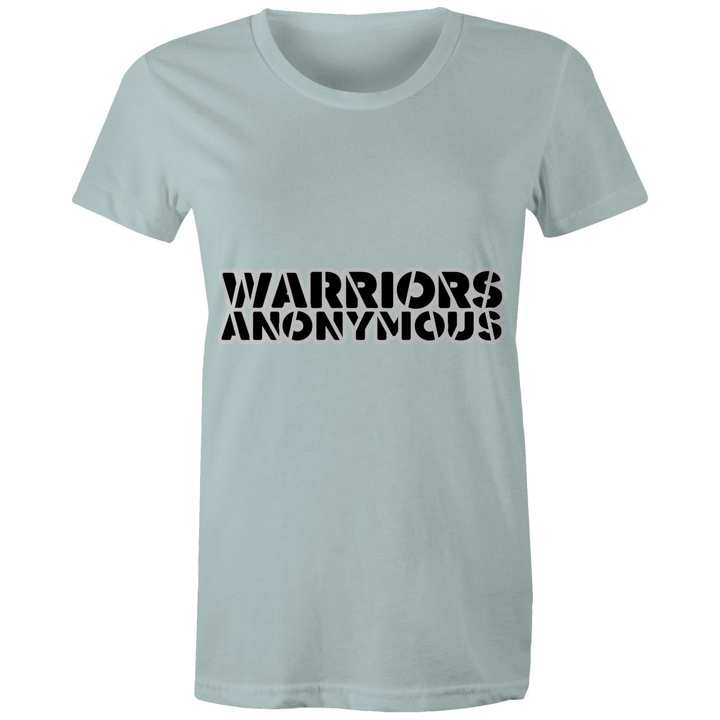 (Black) 'Warriors Anonymous' Women's Tee