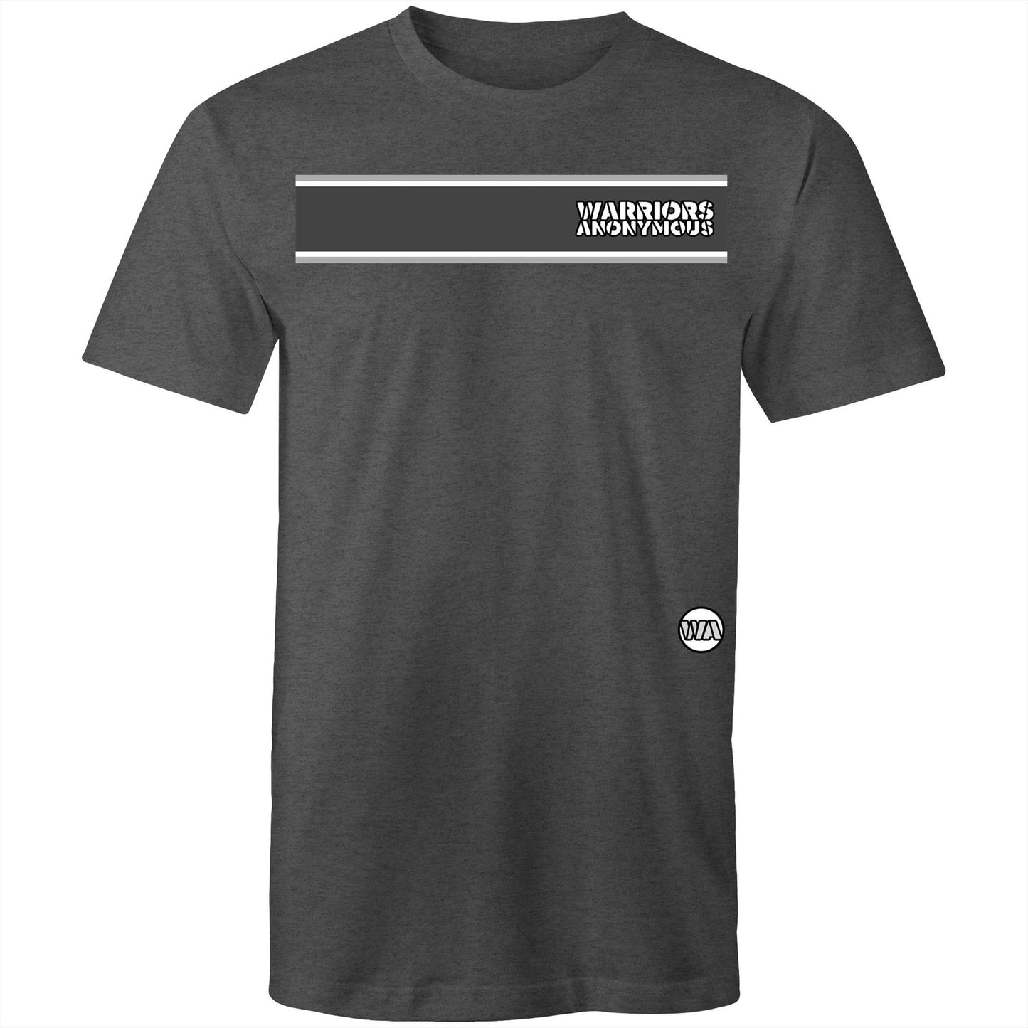 Warriors Anonymous Striped Men's Tee (dark colours)