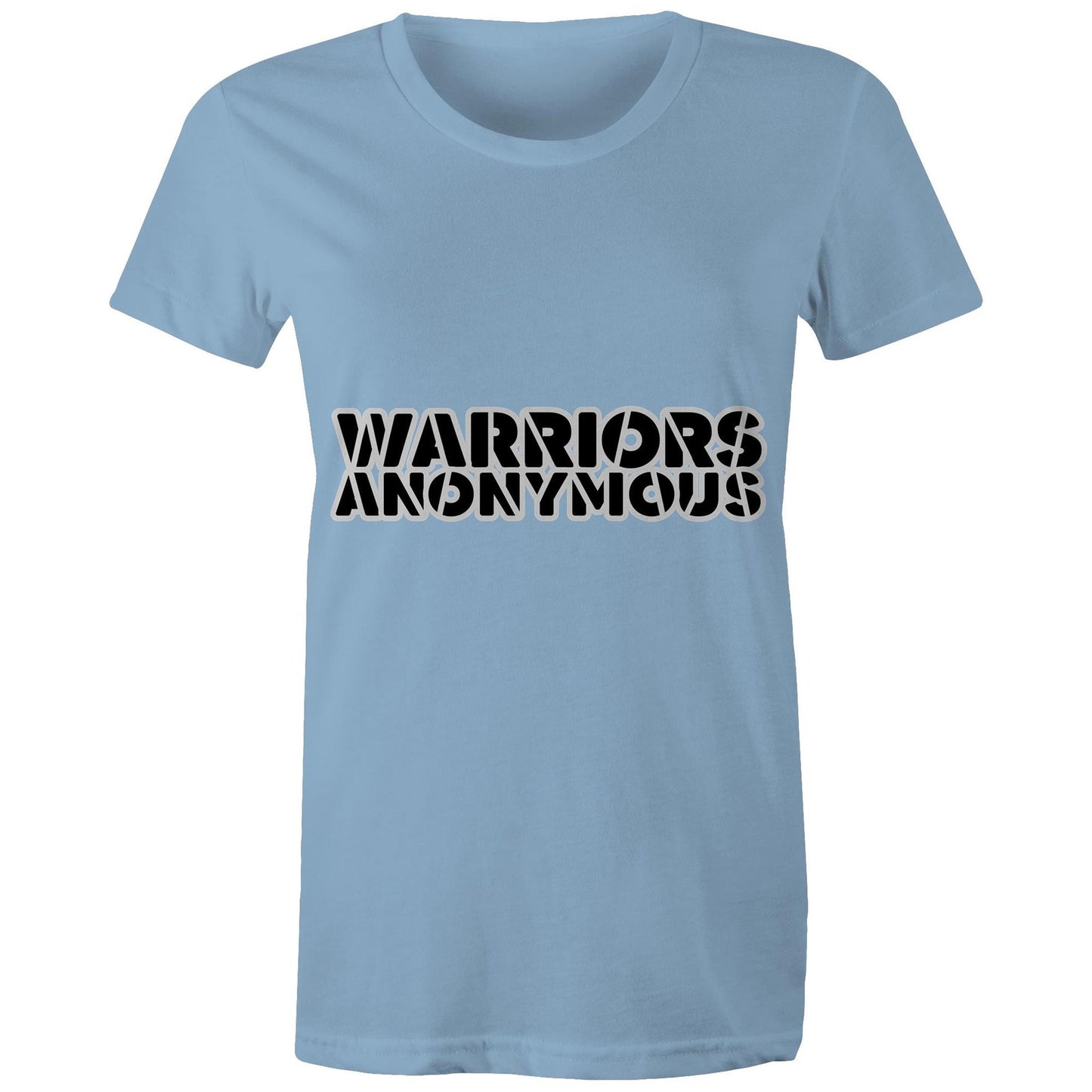 (Black) 'Warriors Anonymous' Women's Tee