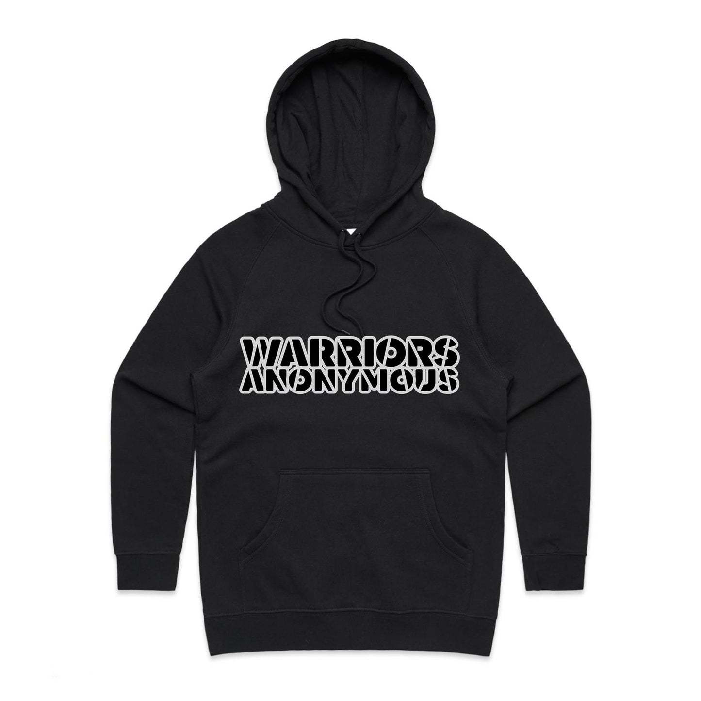(Black) Warriors Anonymous Women's Hoodie