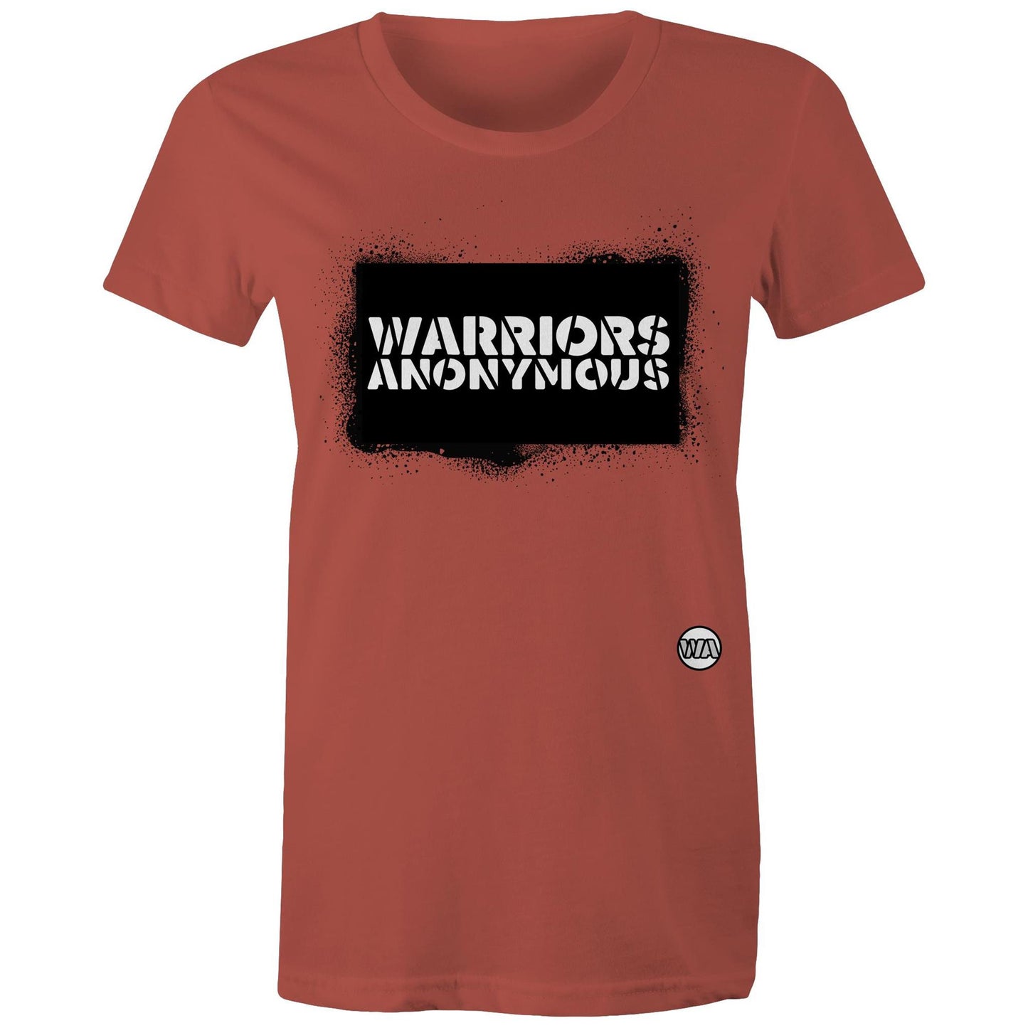(Black) Spray Paint Women's Tee