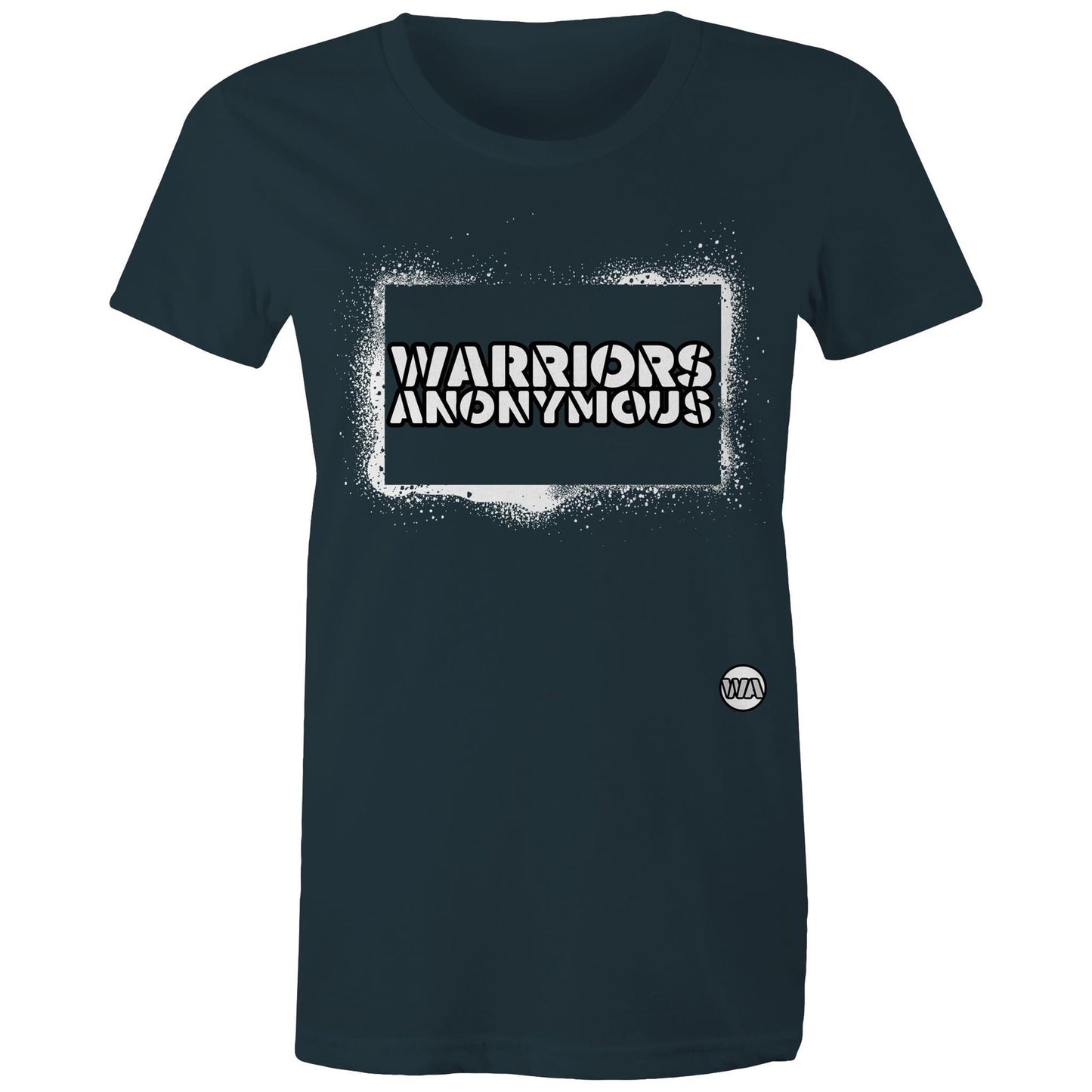 (White) Spray Paint Women's Tee
