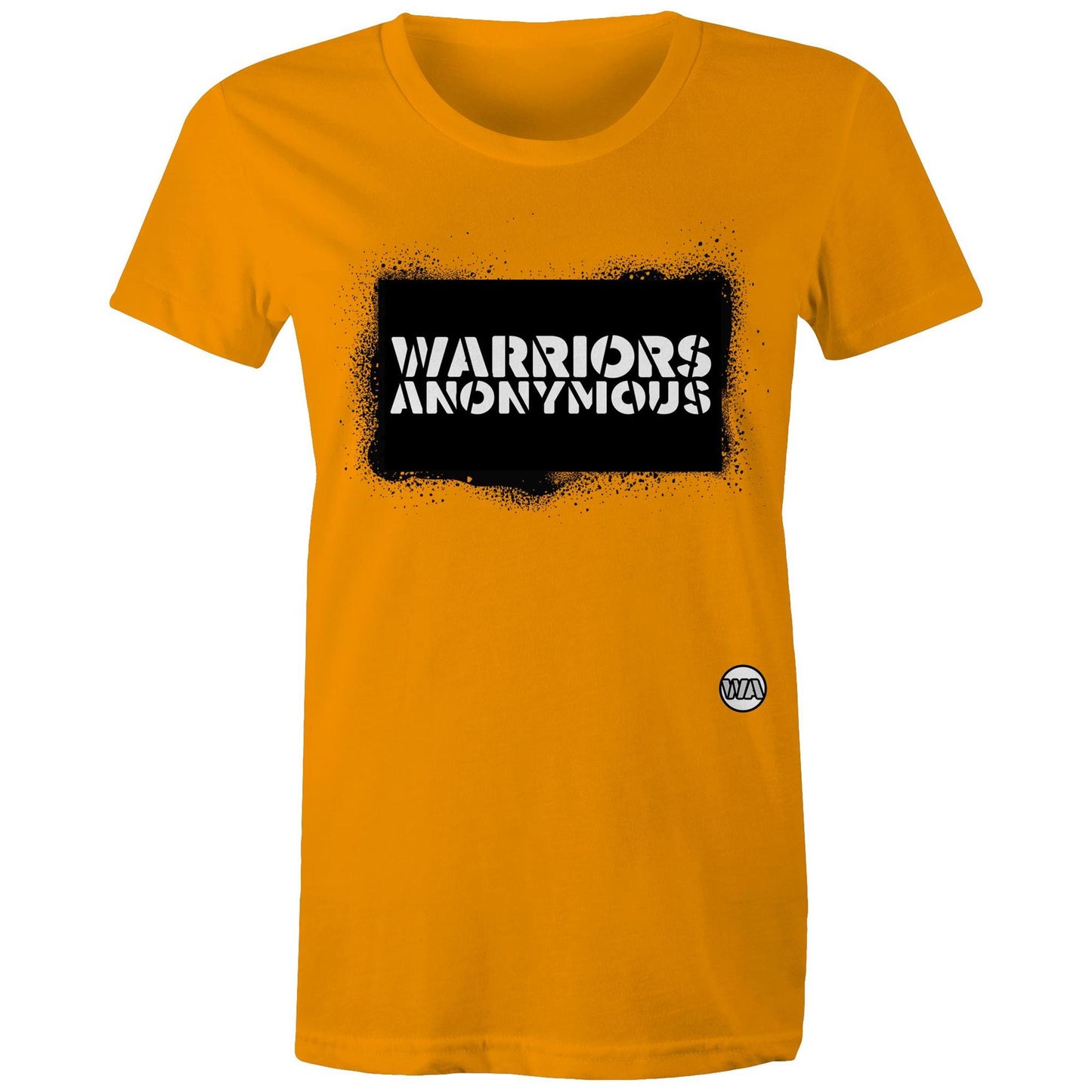 (Black) Spray Paint Women's Tee